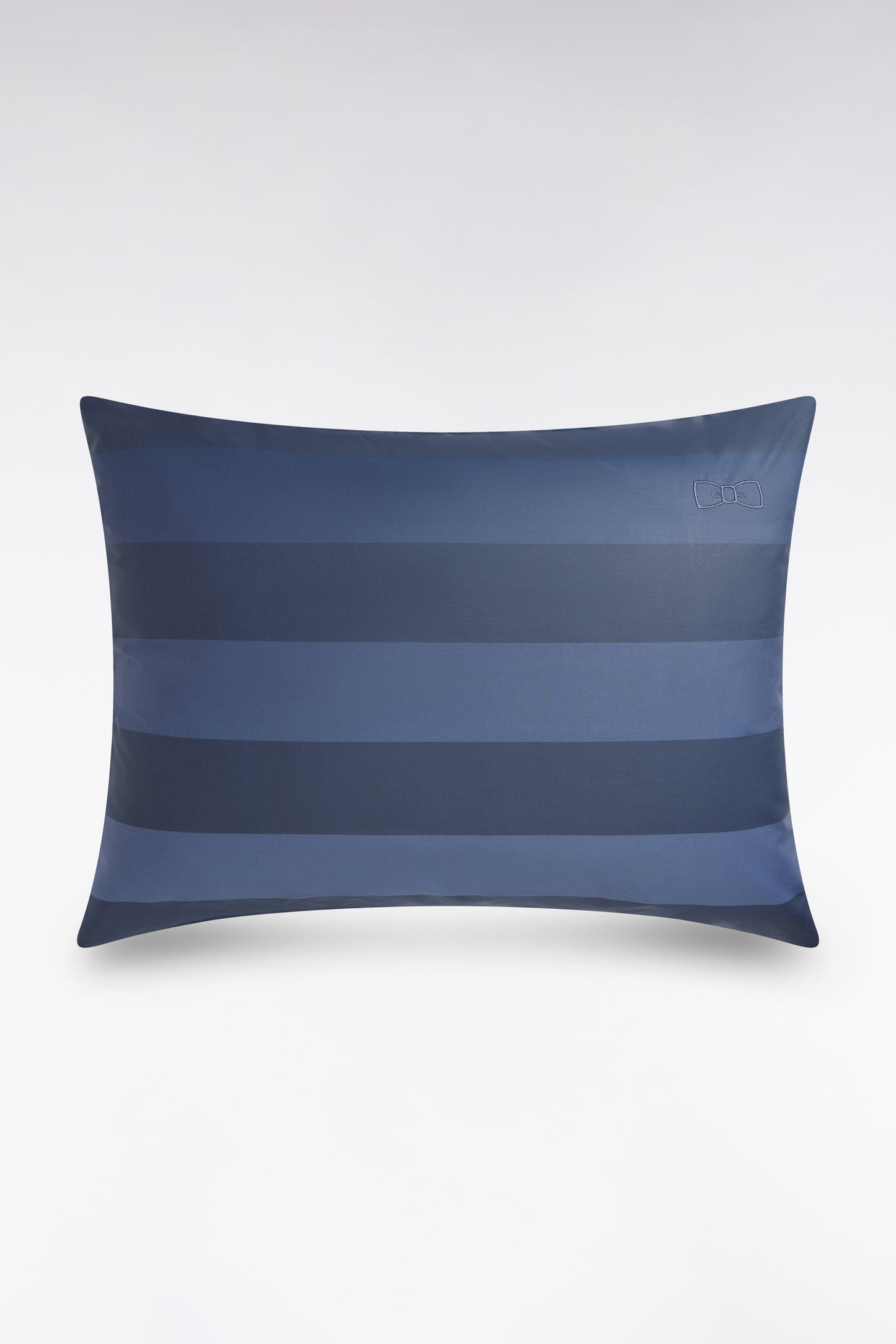 Navy cotton pillowcase