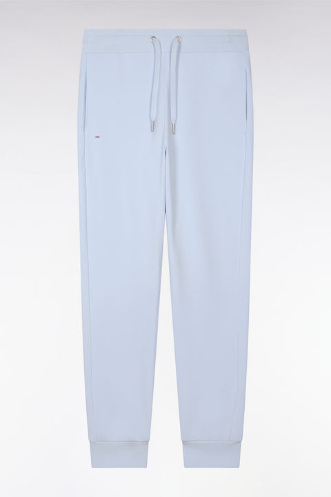 Jogging uni en molleton coton ciel coupe regular - Image 2