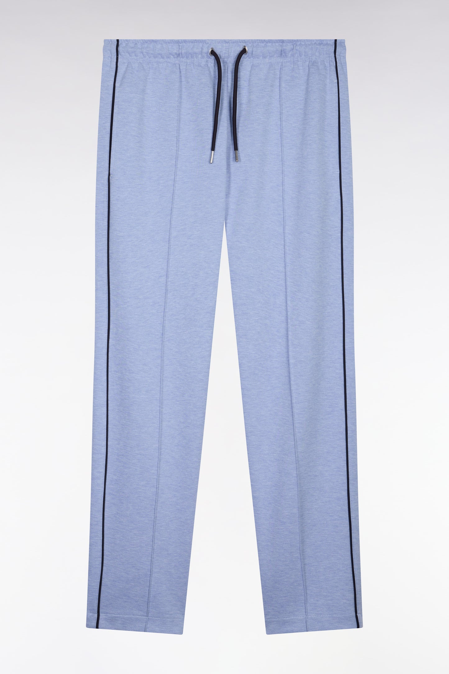 Jogging en coton mélangé ciel coupe regular