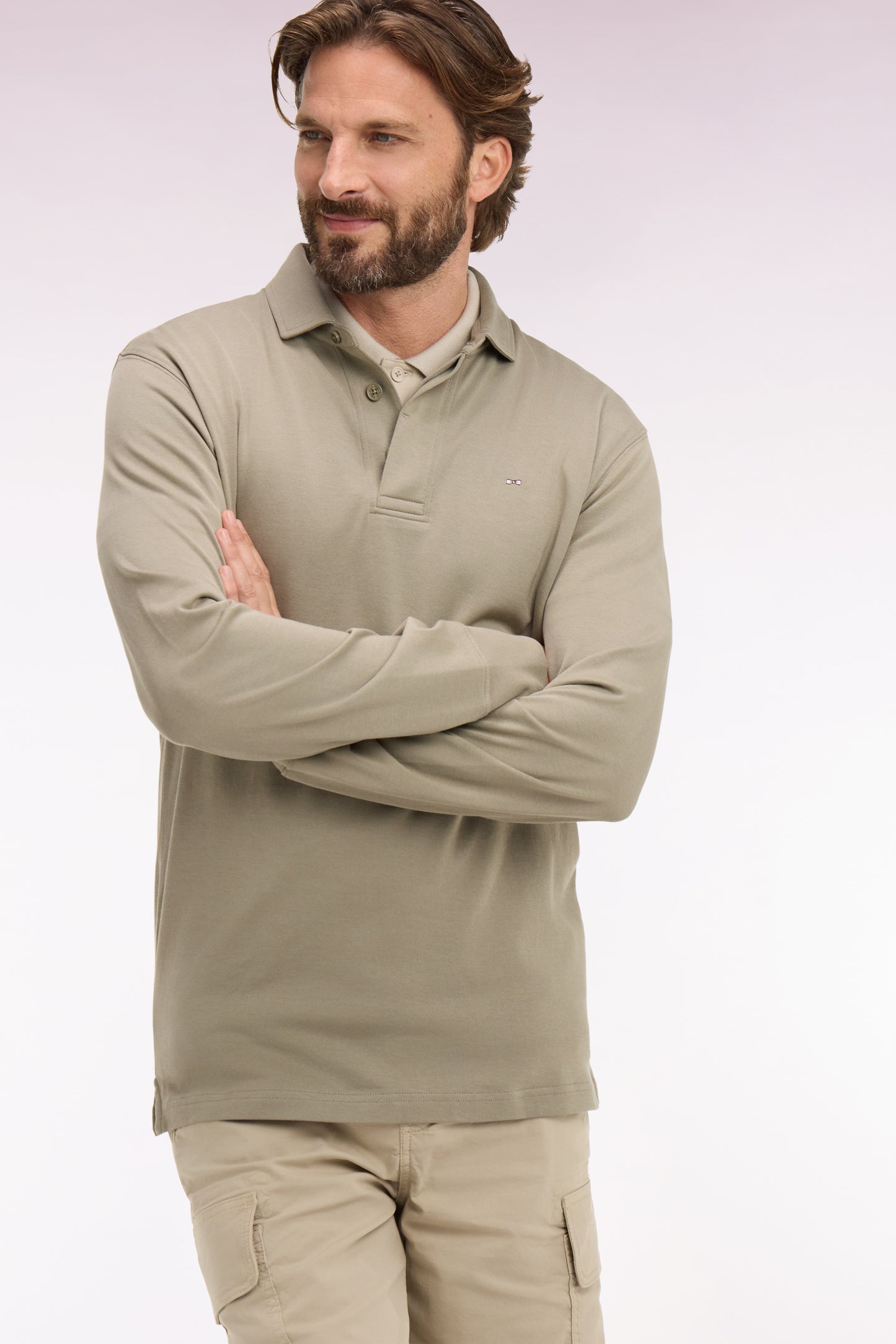 Maillot à manches longues en coton Pima