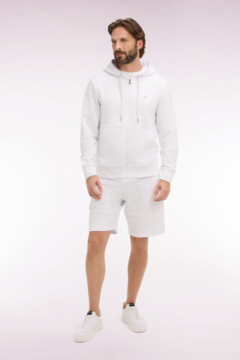 Short en molleton coton blanc - Image 3