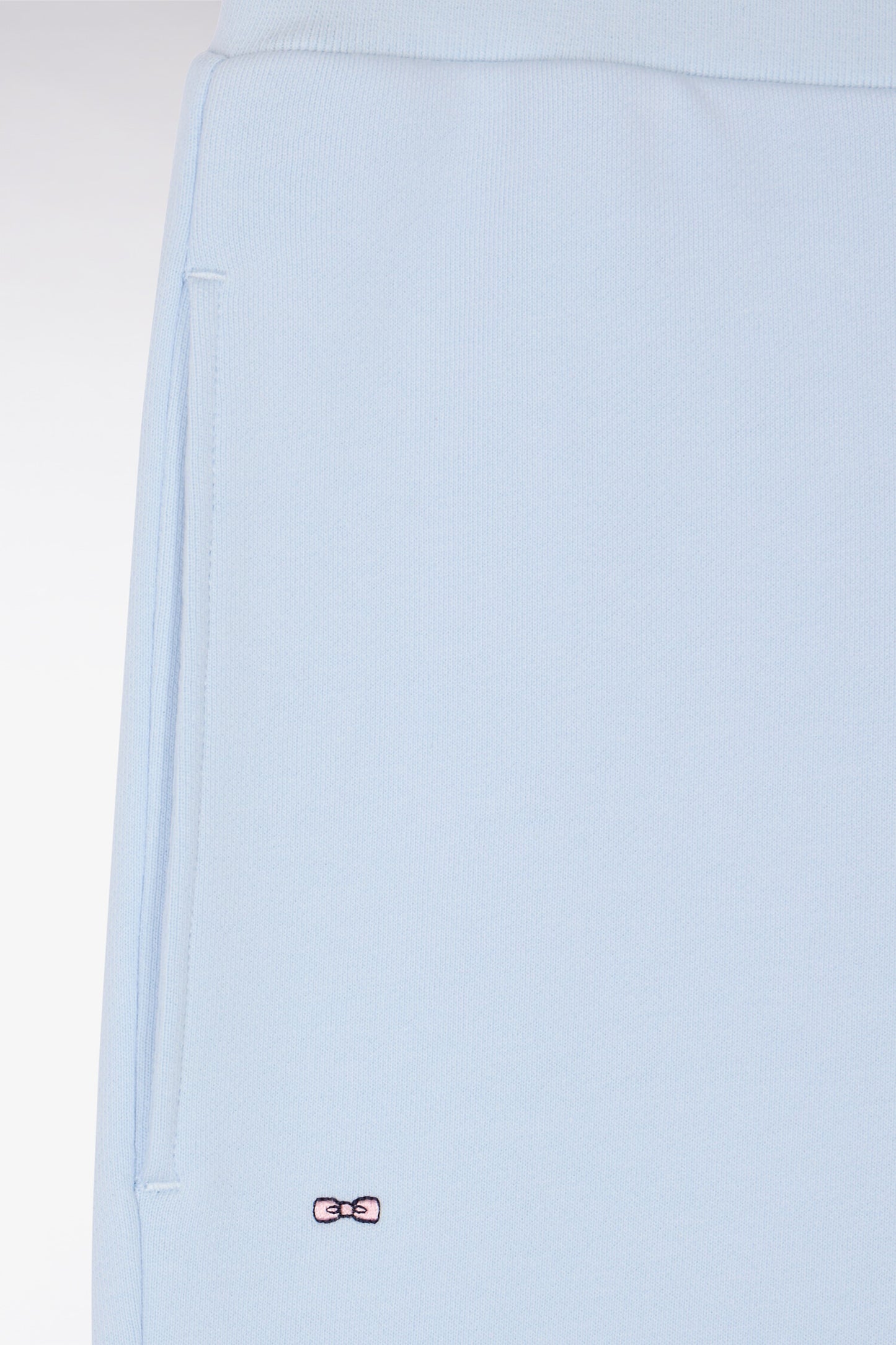 Short en molleton coton ciel