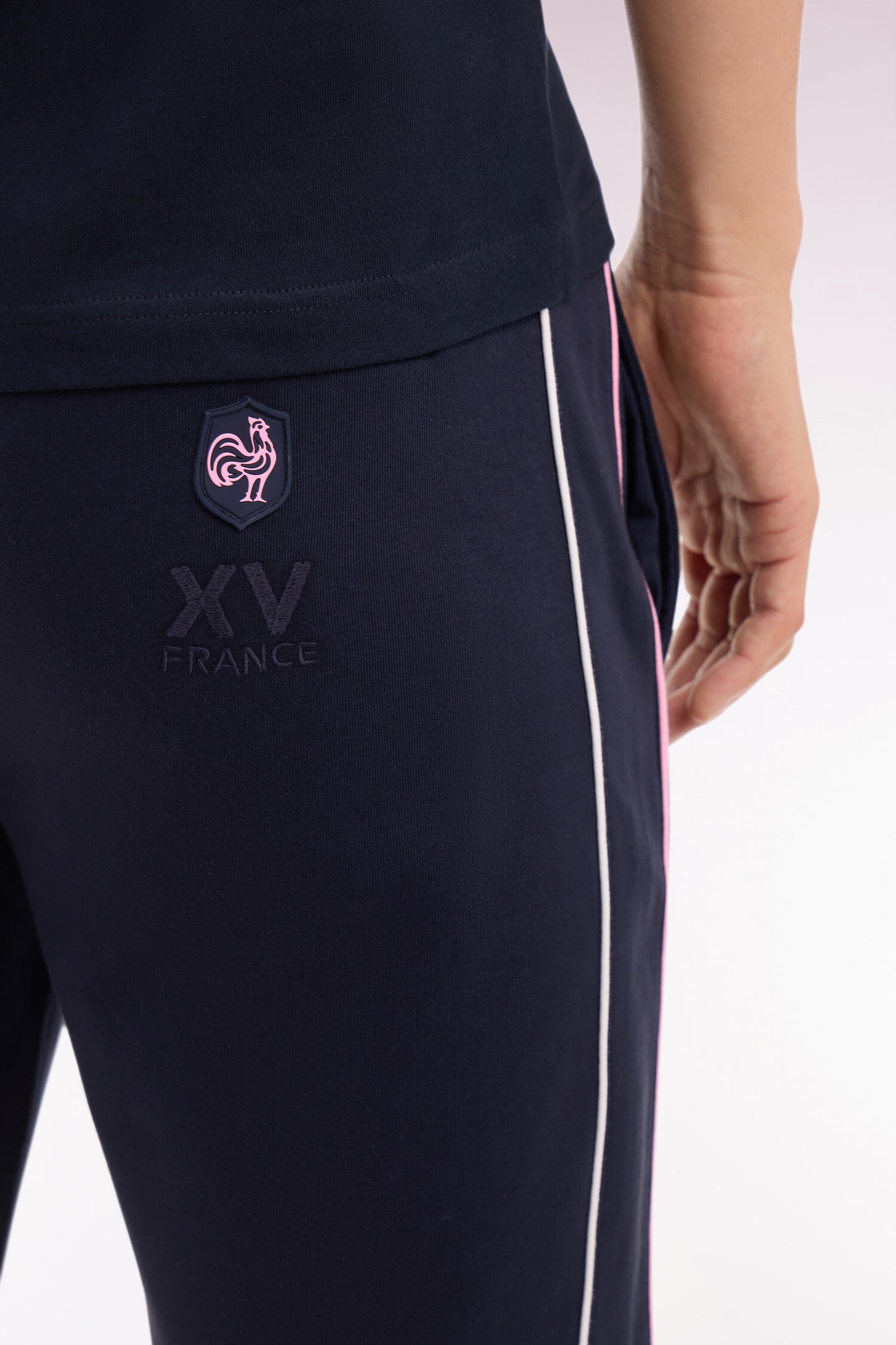 Short en molleton marine XV de France