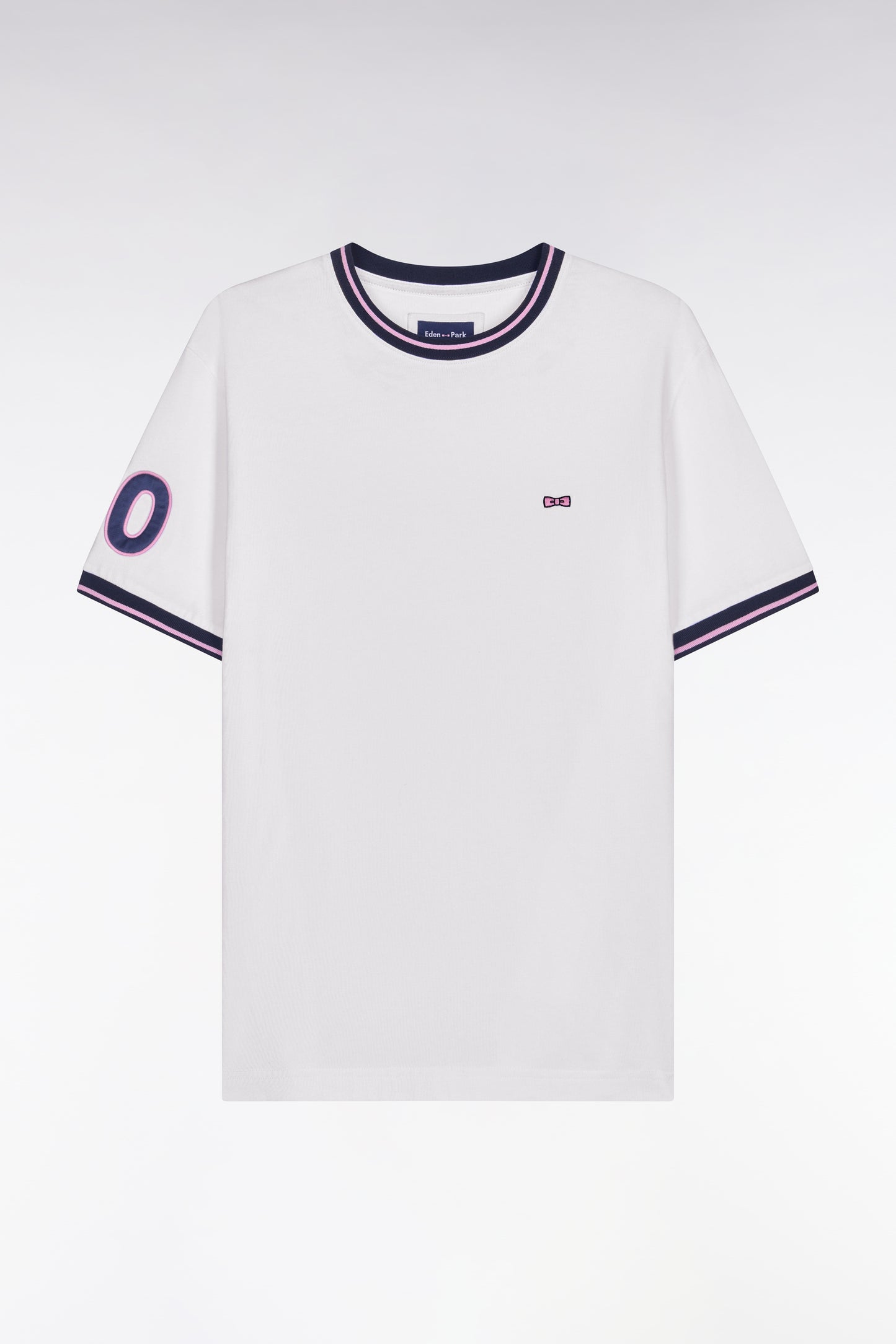 T-shirt à manches courtes en coton blanc