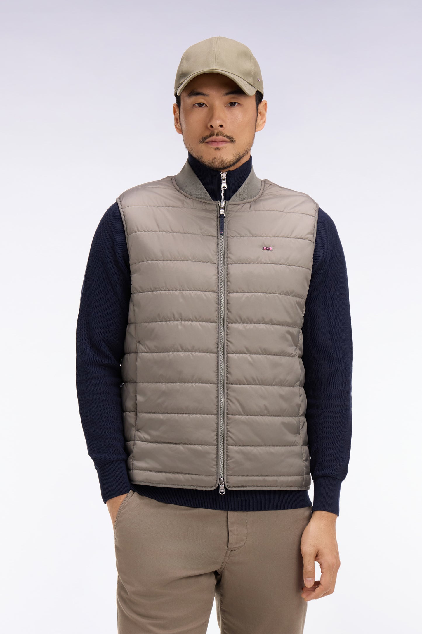 Doudoune sans manches kaki