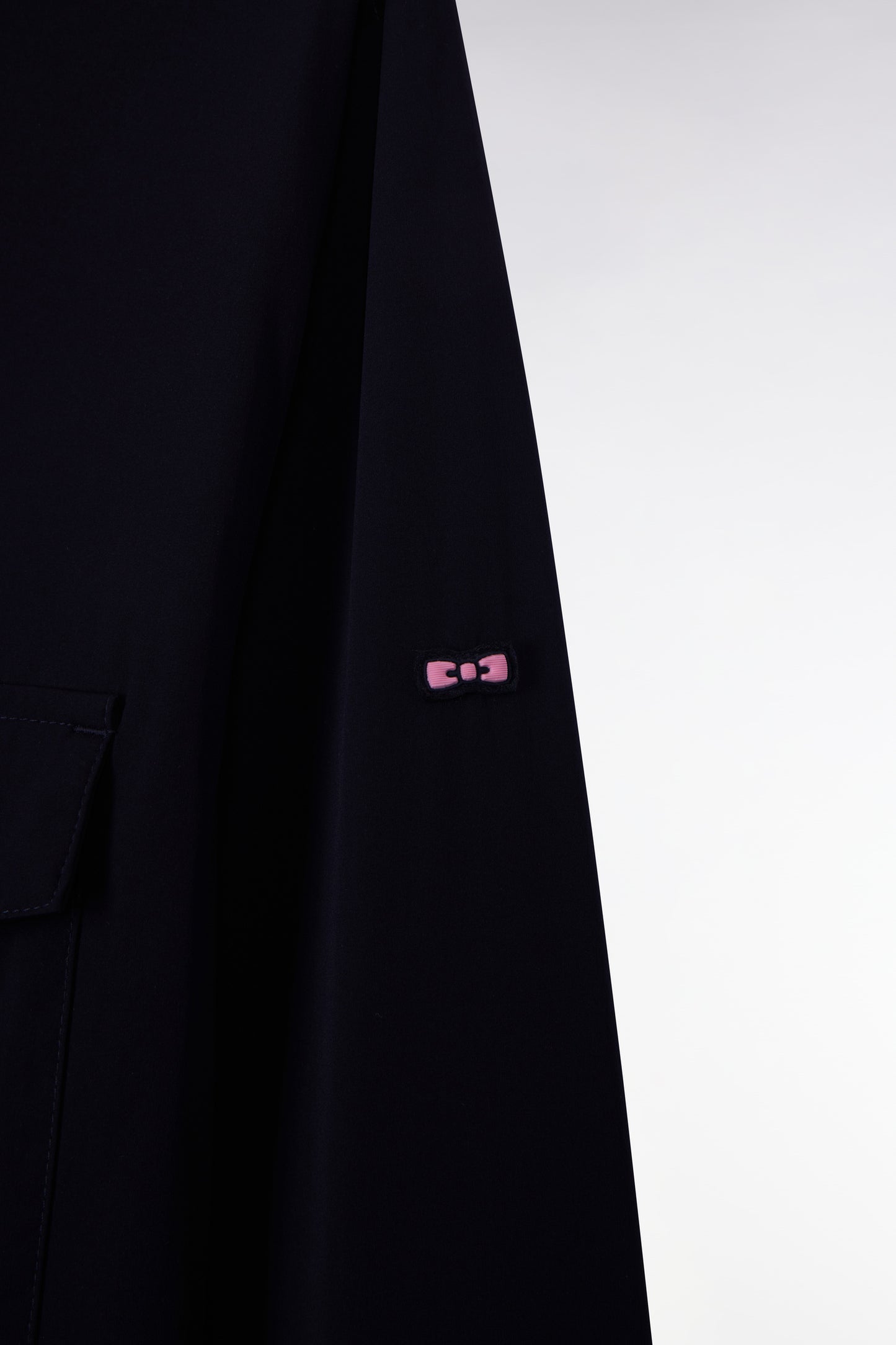 Surchemise en nylon stretch marine