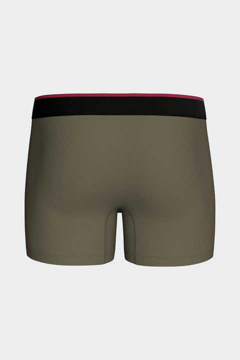 Boxer en jersey de coton stretch kaki - Image 3