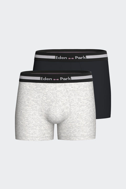 Lot de sous-vêtements en coton stretch gris - Image 1