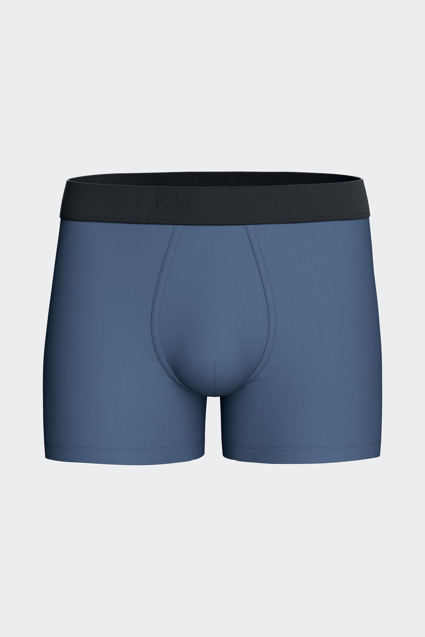 Pack of two boxers in plain navy and navy stretch cotton jersey with micropatterns 10
