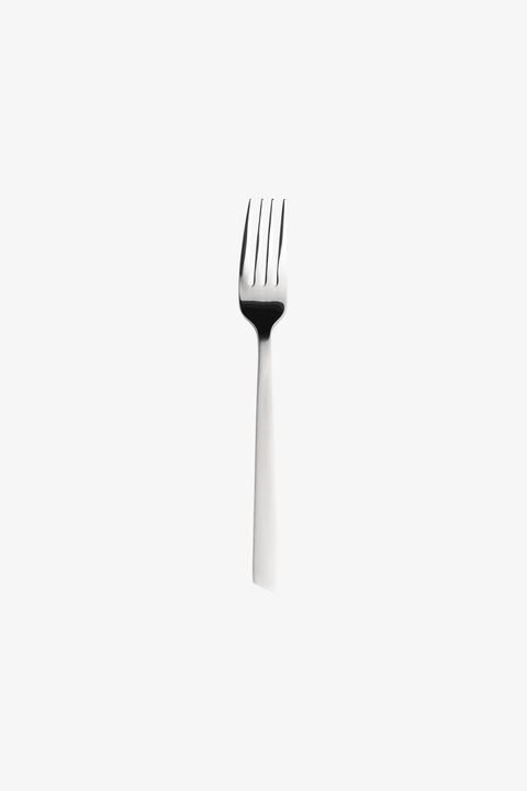 Set of 6 stainless steel table forks - Image 3