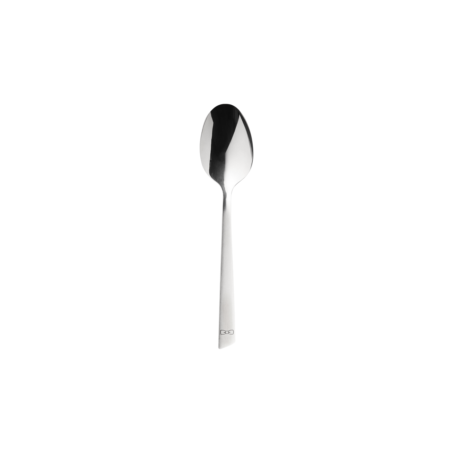 Set of 6 stainless steel dessert spoons