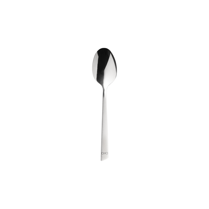 Set of 6 stainless steel dessert spoons