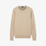 Blue/beige wool mix jumper