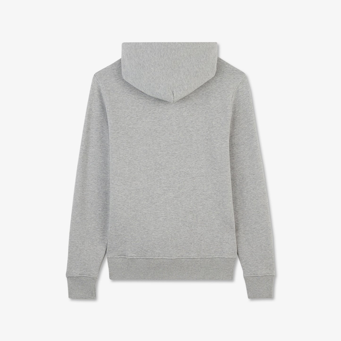 Grey hooded zipped sweatshirt