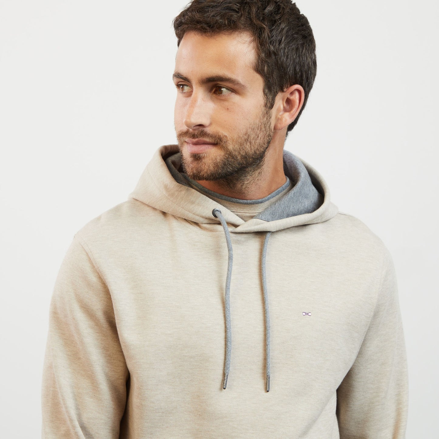 Beige hoodie