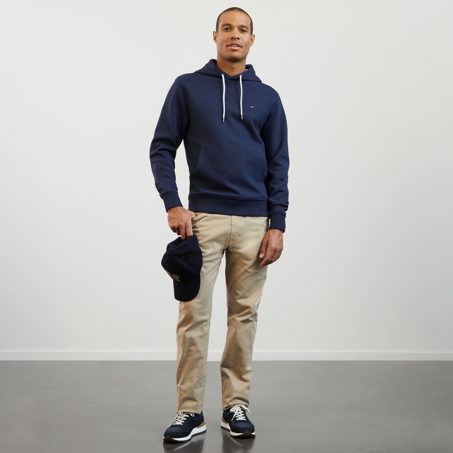 Navy blue hoodie