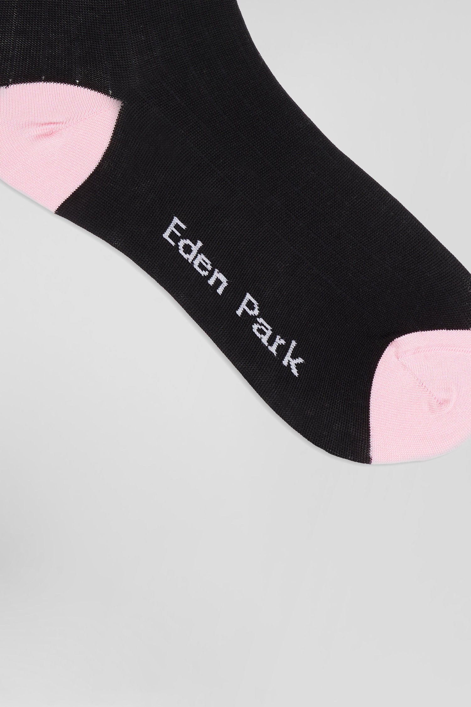 Black and pink mixed cotton socks