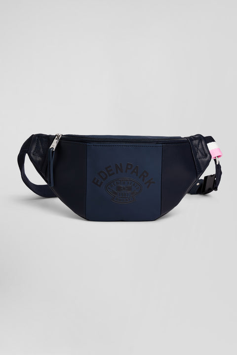 Navy blue waist bag with Eden Park screen-print - Image 1