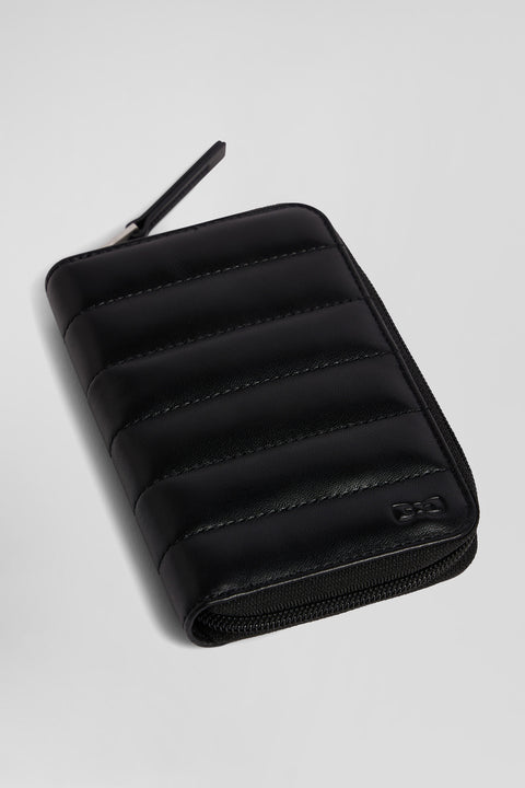 Black leather French-style wallet - Image 3