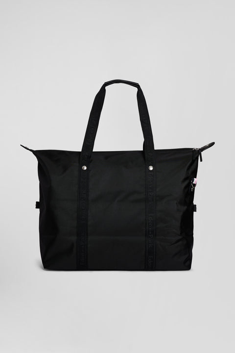 Black jacquard Eden Park travel bag - Image 2