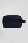 Navy blue jacquard Eden Park toiletry pouch