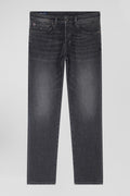 Regular grey mixed stretch denim jeans