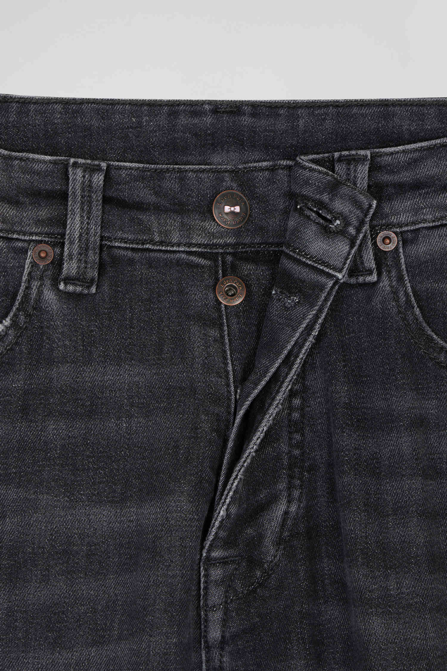 Regular grey mixed stretch denim jeans