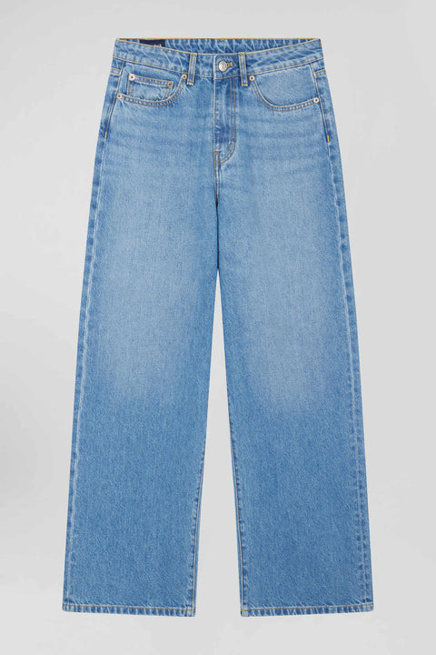 Relaxed blue cotton jeans - Image 2