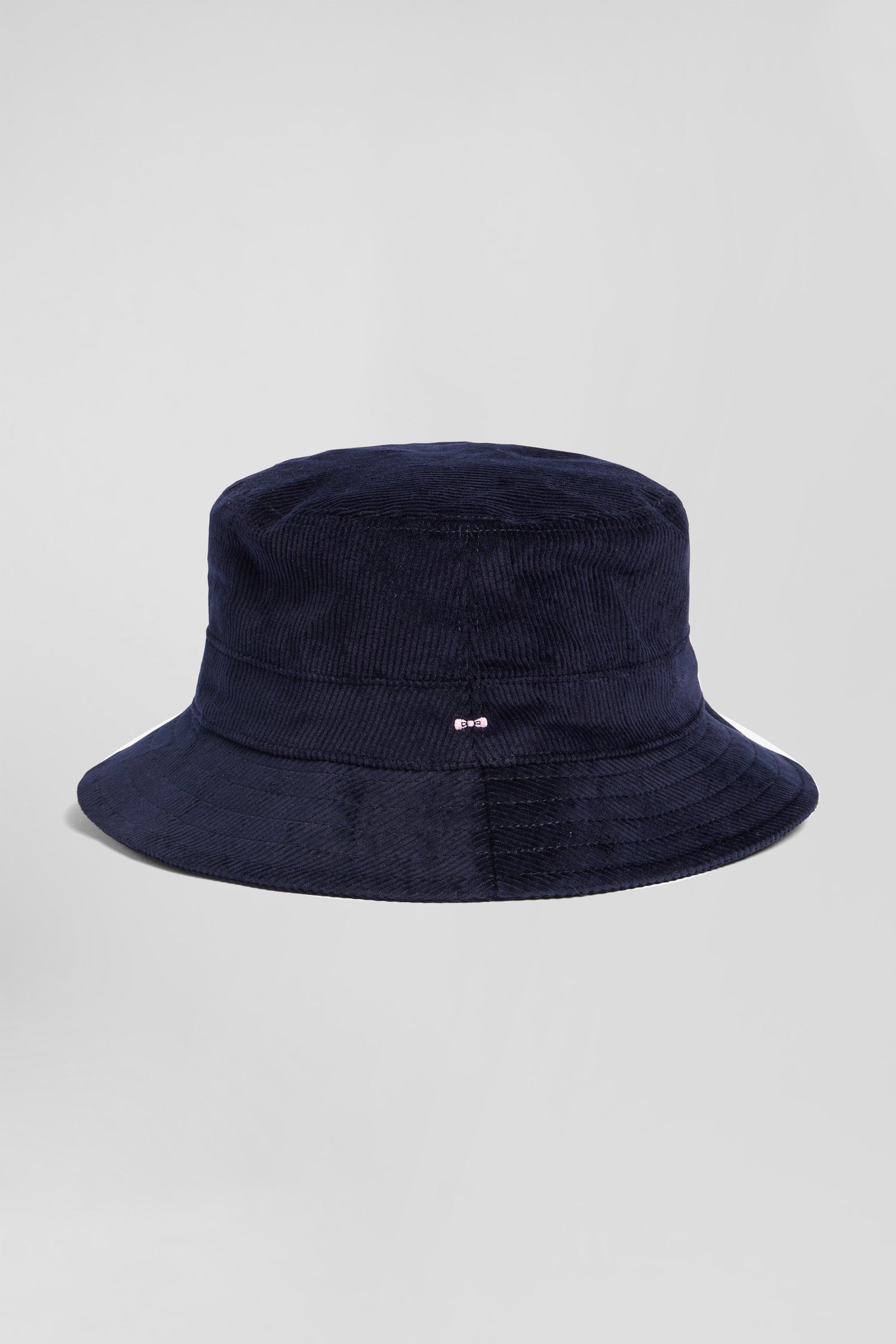 Navy blue stretch cotton bucket hat