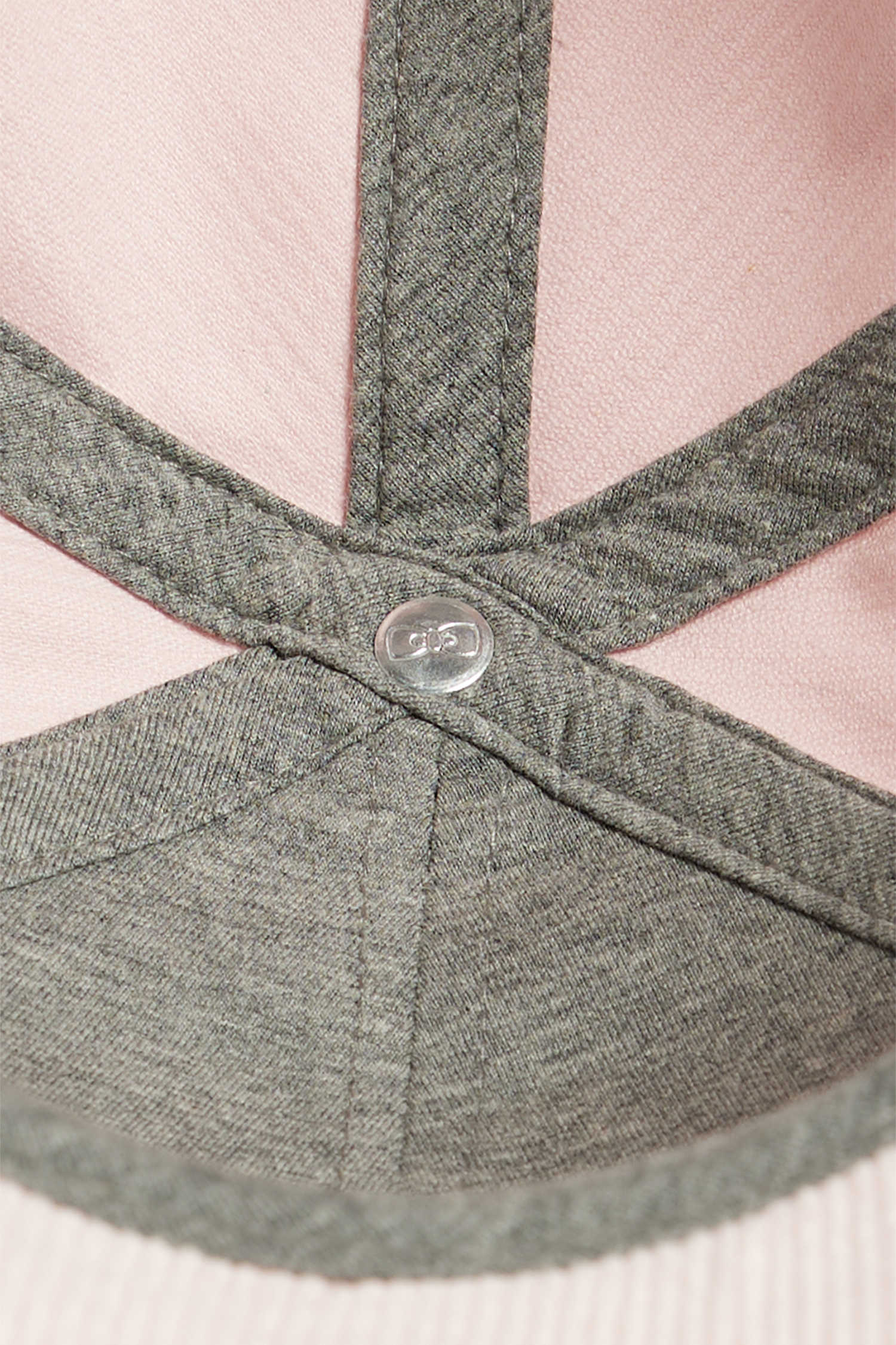 Pink stretch cotton cap