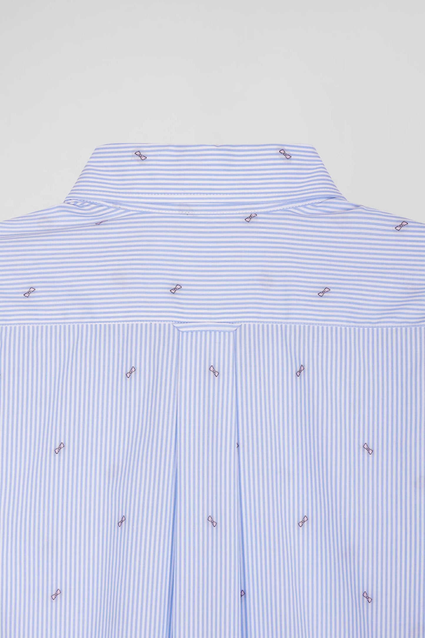 Regular sky blue cotton shirt