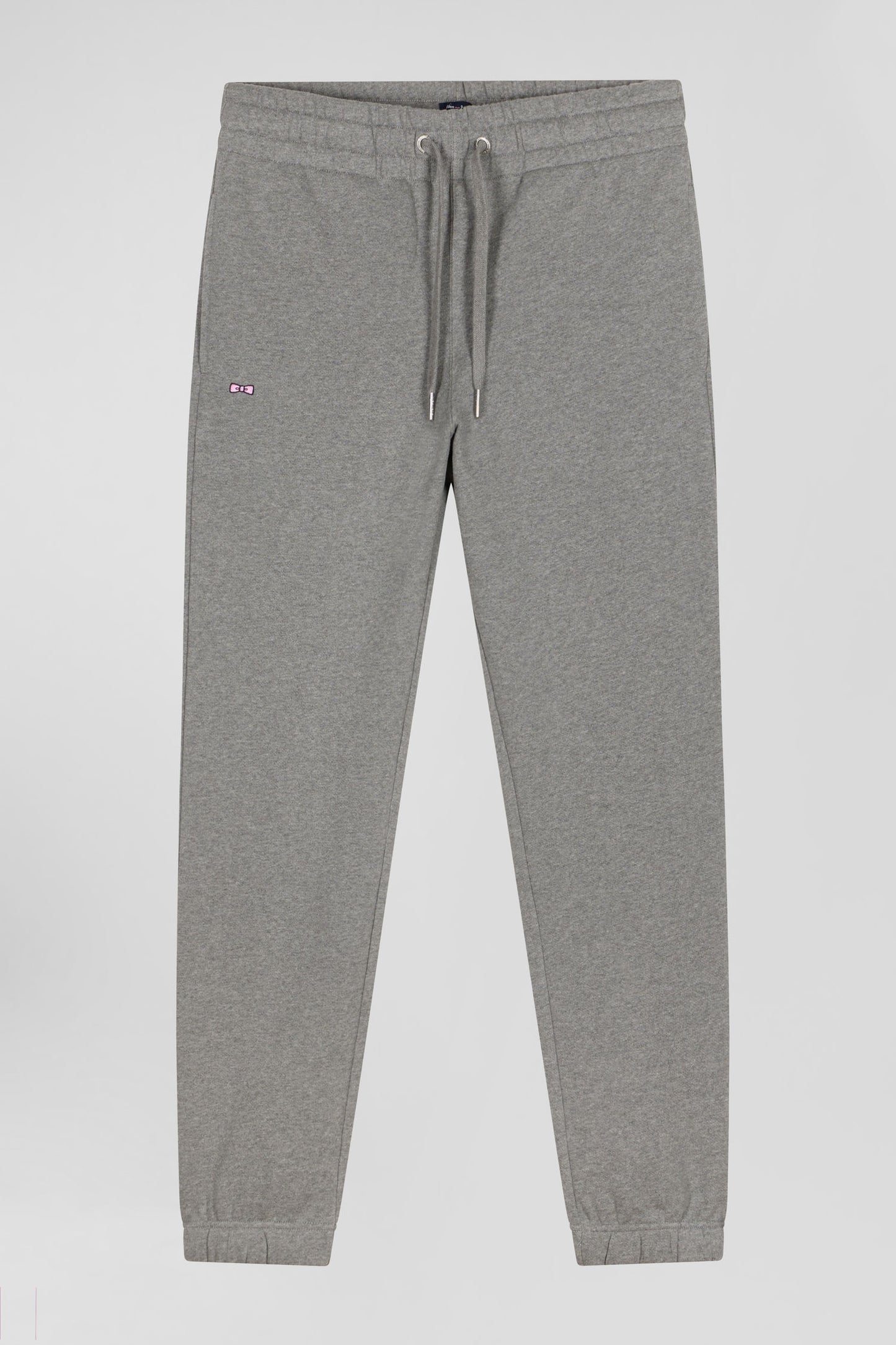 Regular grey brushed fleece jogging bottoms