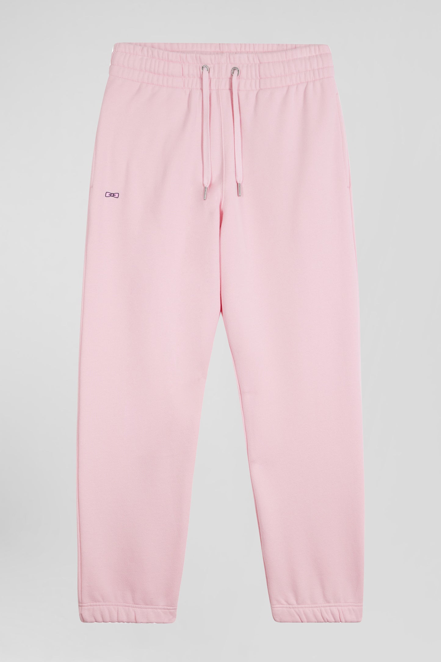 Regular pink brushed fleece jogging bottoms