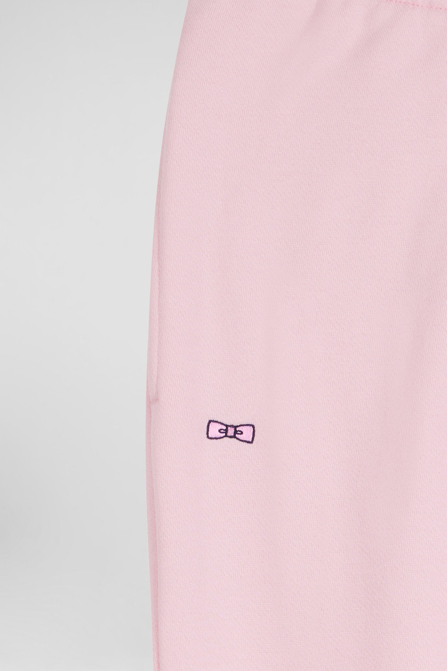 Regular pink brushed fleece jogging bottoms