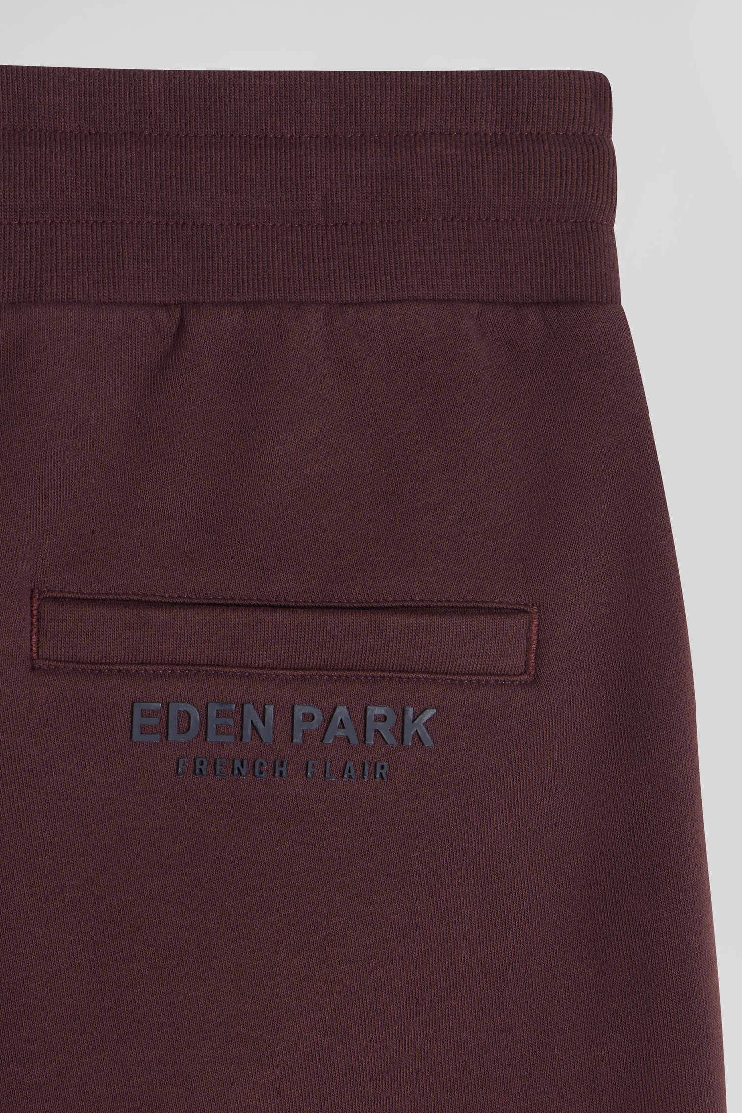 Relax burgundy brushed fleece jogging bottoms