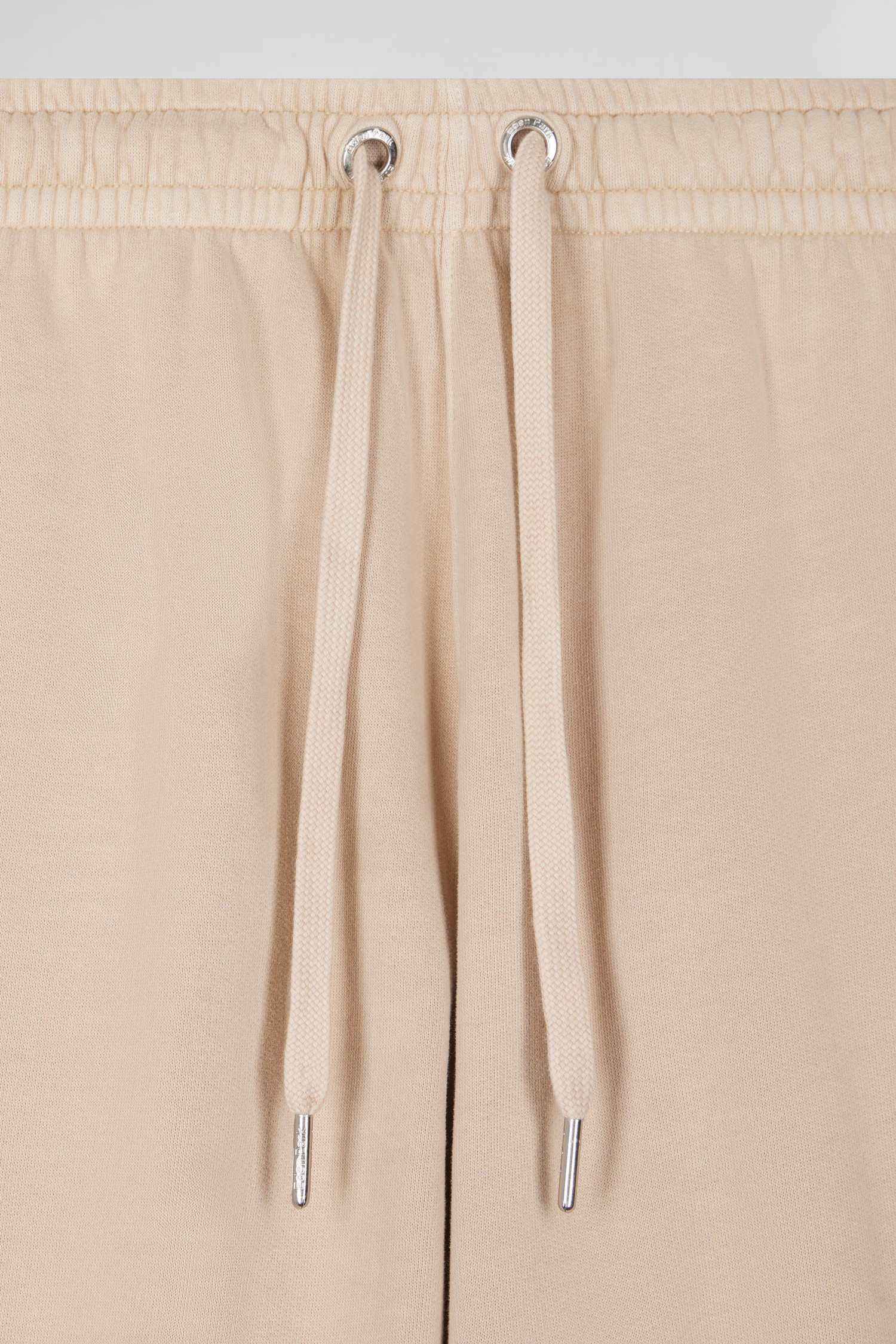 Relax unisex beige brushed cotton fleece jogging bottoms