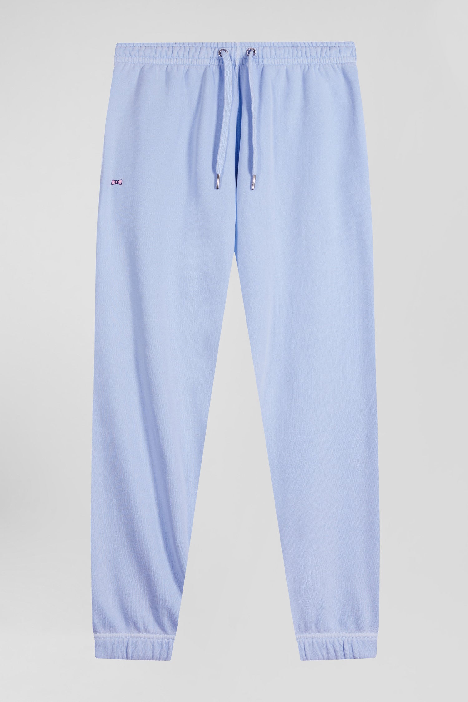 Relax unisex sky blue brushed cotton fleece jogging bottoms