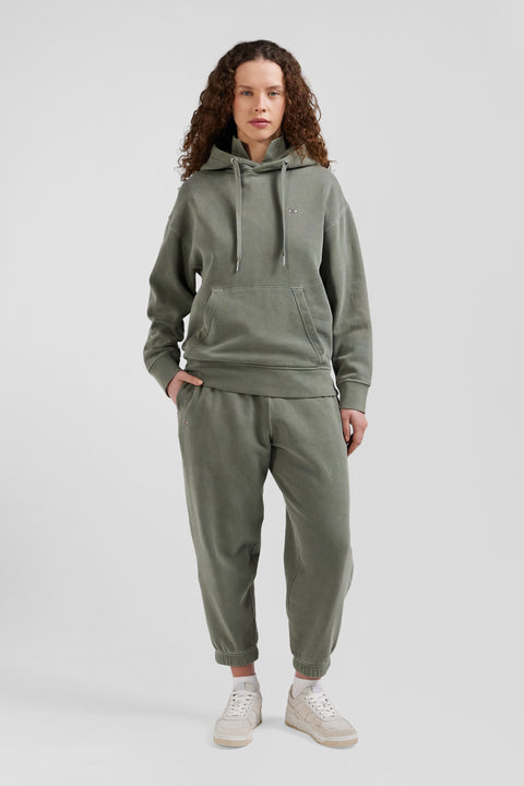 Relax unisex khaki brushed cotton fleece jogging bottoms - Image 2