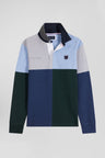Long-sleeved cut and sewn jersey in sky cotton, regular fit