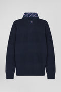 Navy blue cotton jersey-neck jumper XV de France Regular Cup