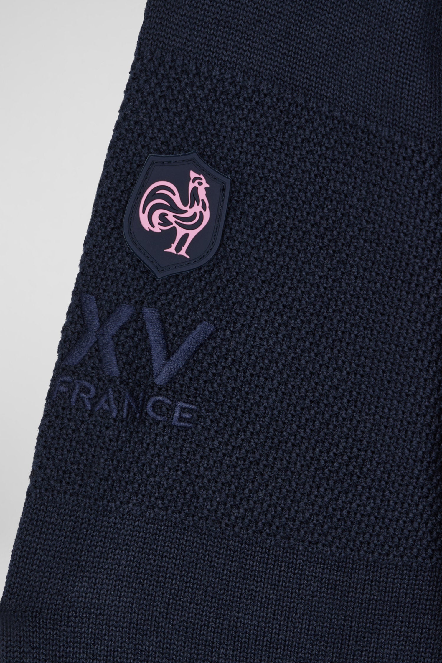 Navy blue cotton jersey-neck jumper XV de France Regular Cup