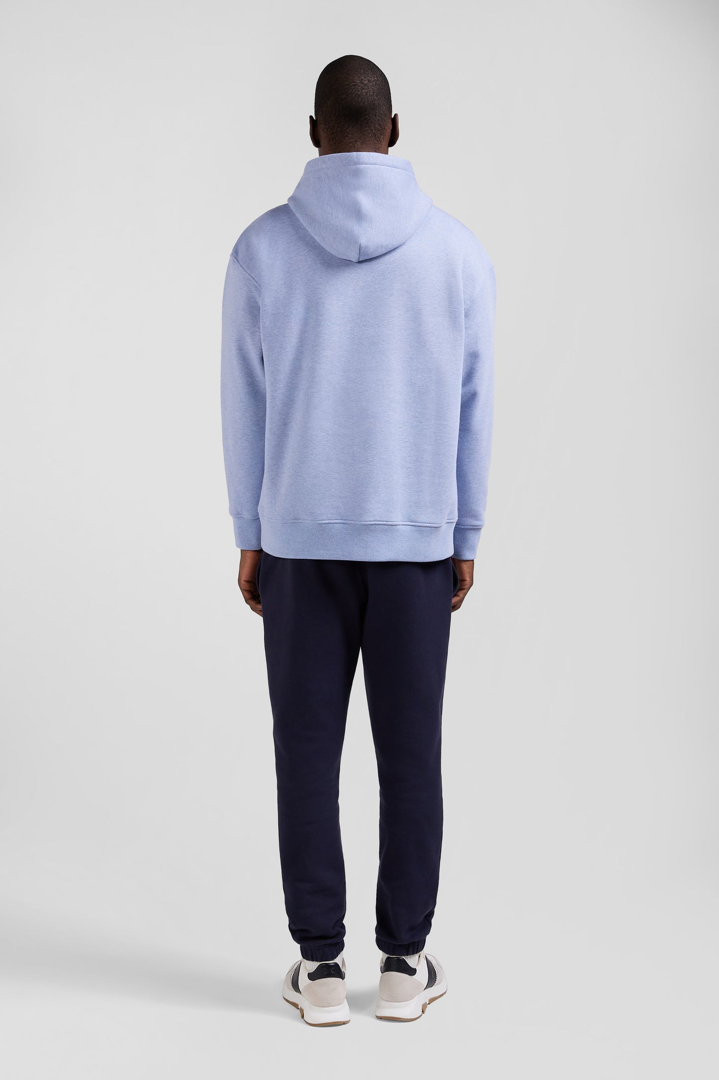 Oversize sky blue cotton sweatshirt