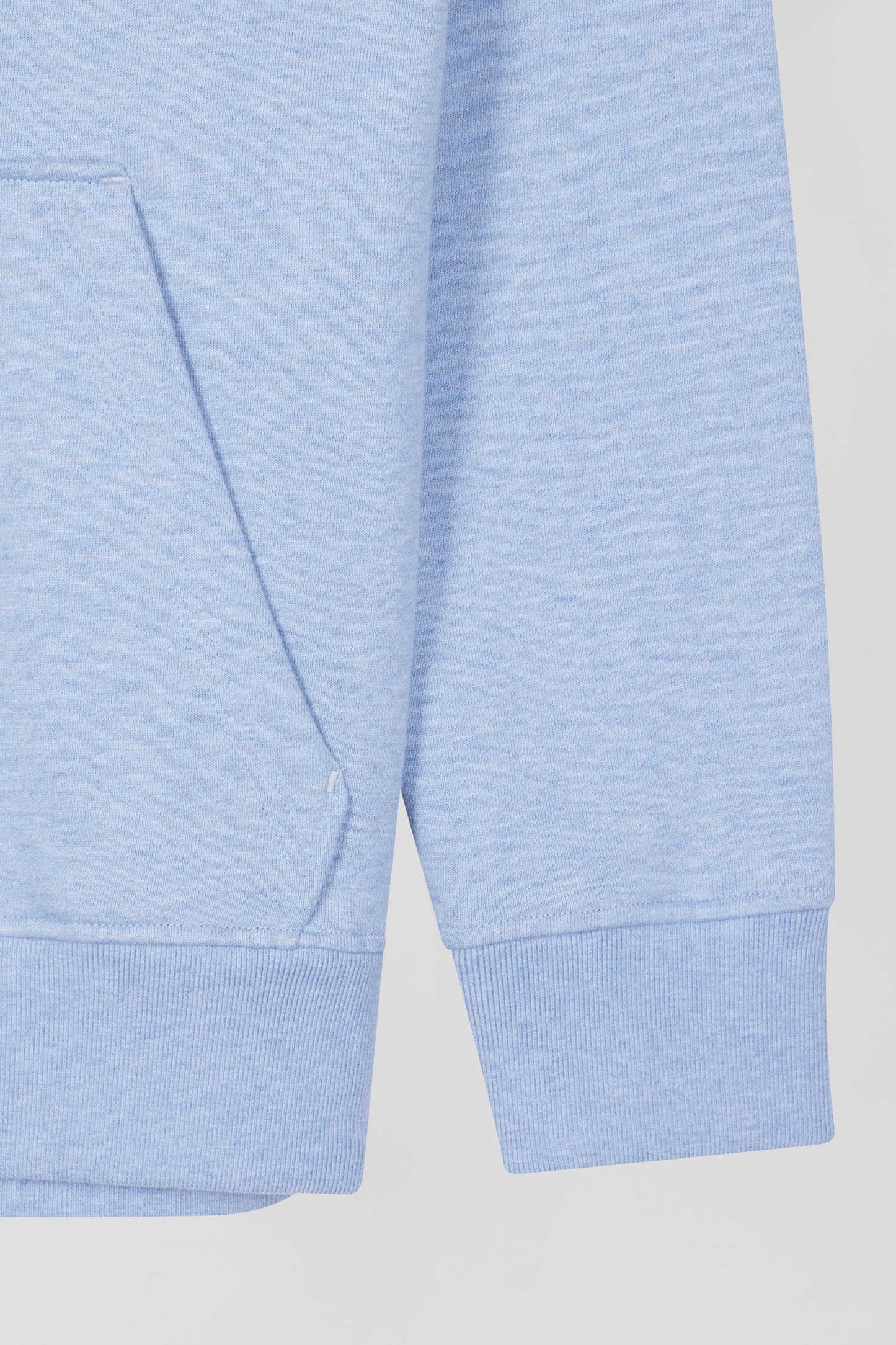 Oversize sky blue cotton sweatshirt