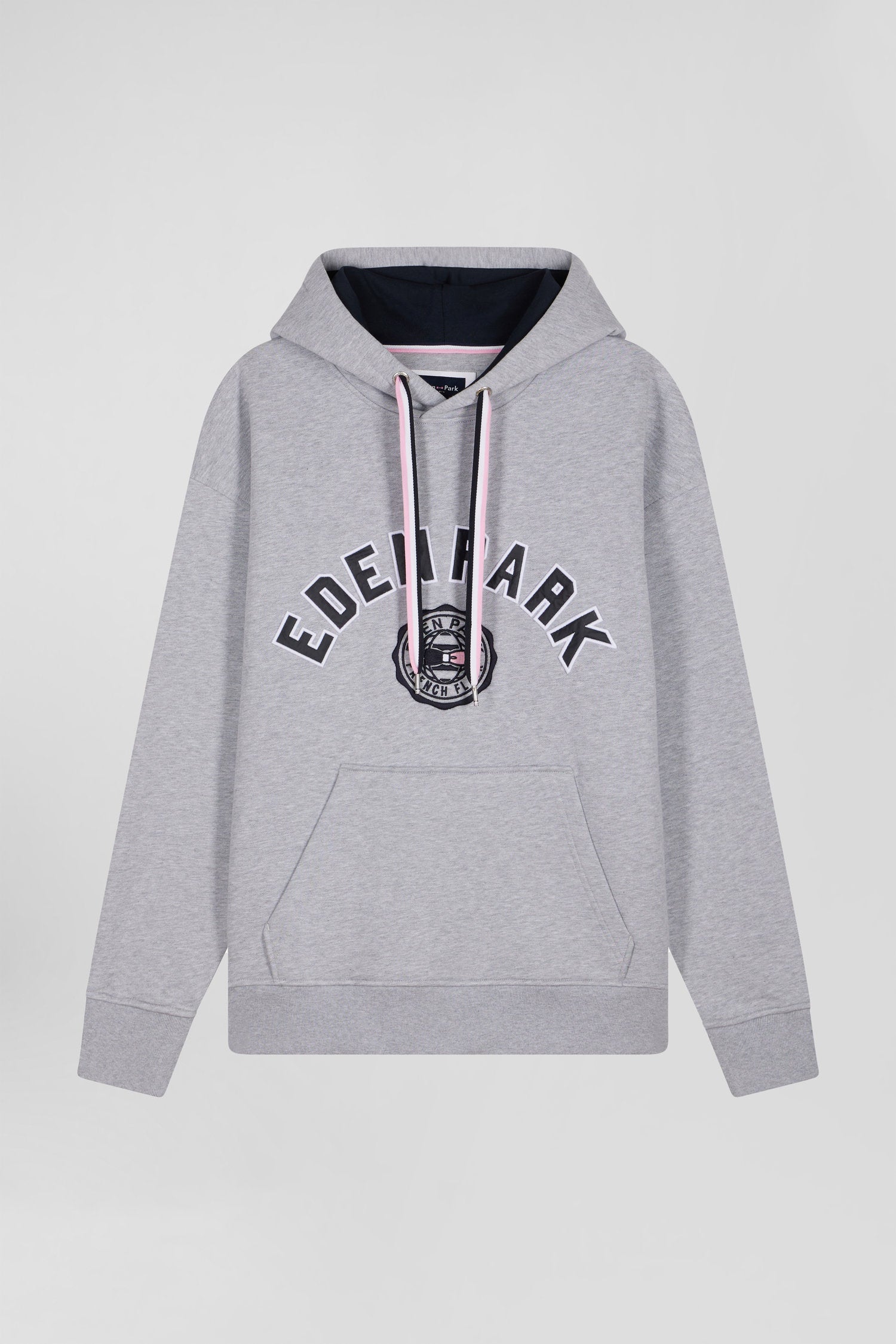 Sweatshirt en coton gris coupe Oversize