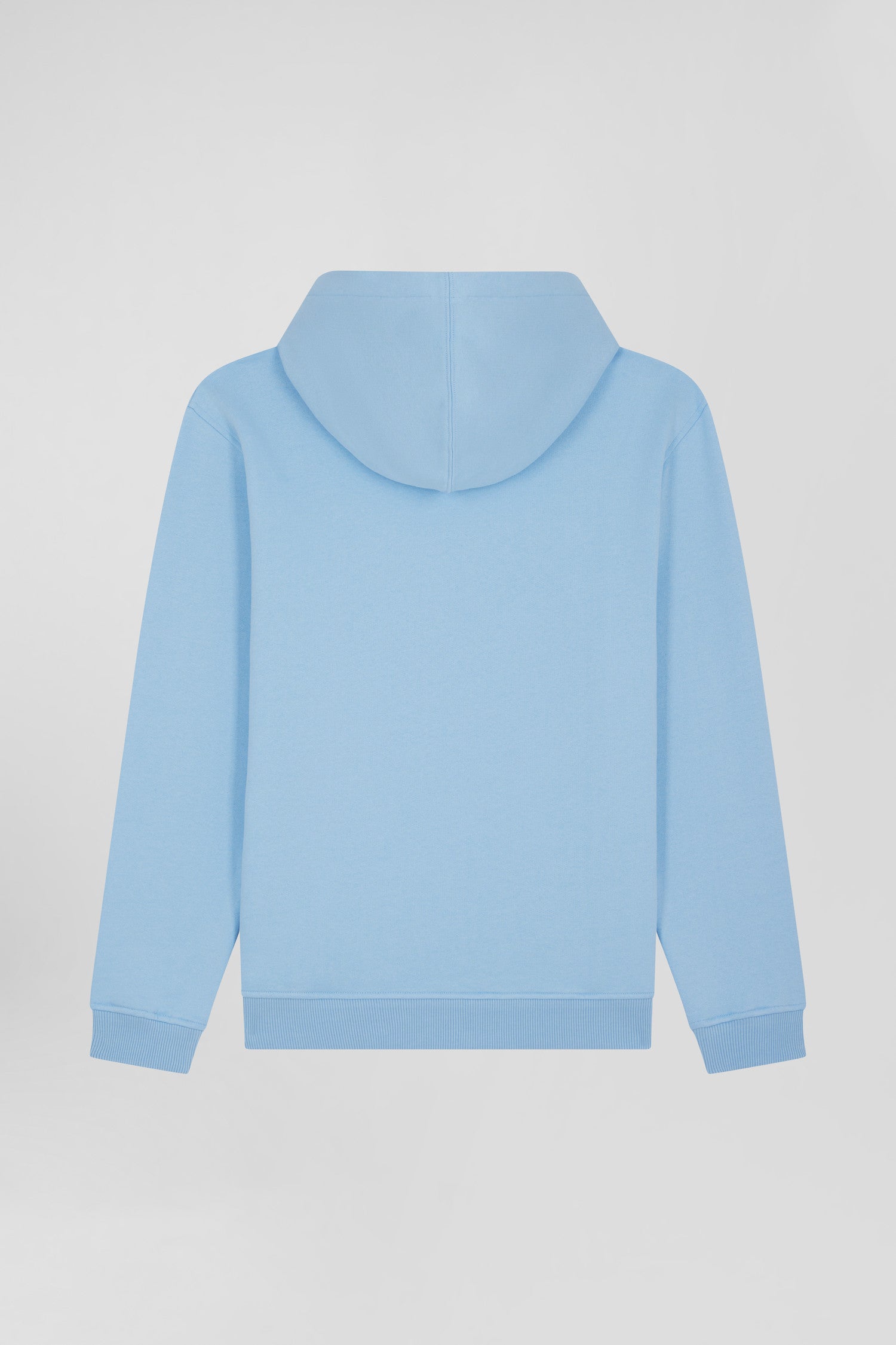 Sweatshirt à capuche en coton mélangé ciel brodé coupe Oversized