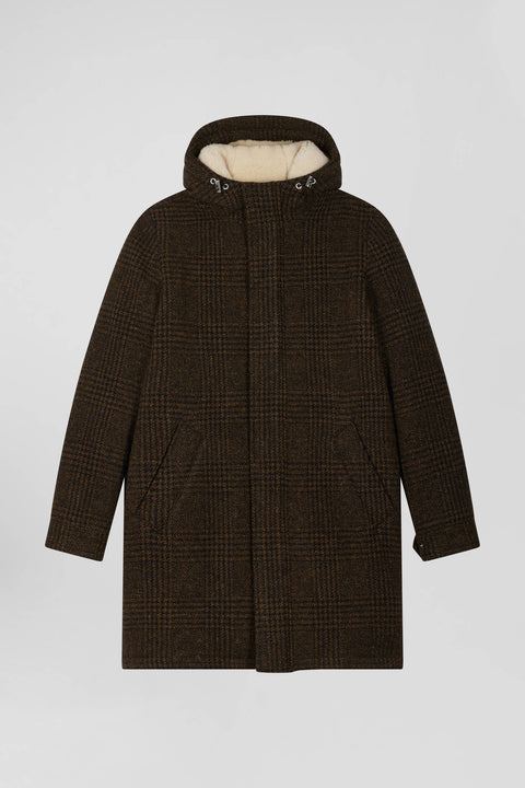 Brown wool parka - Image 2