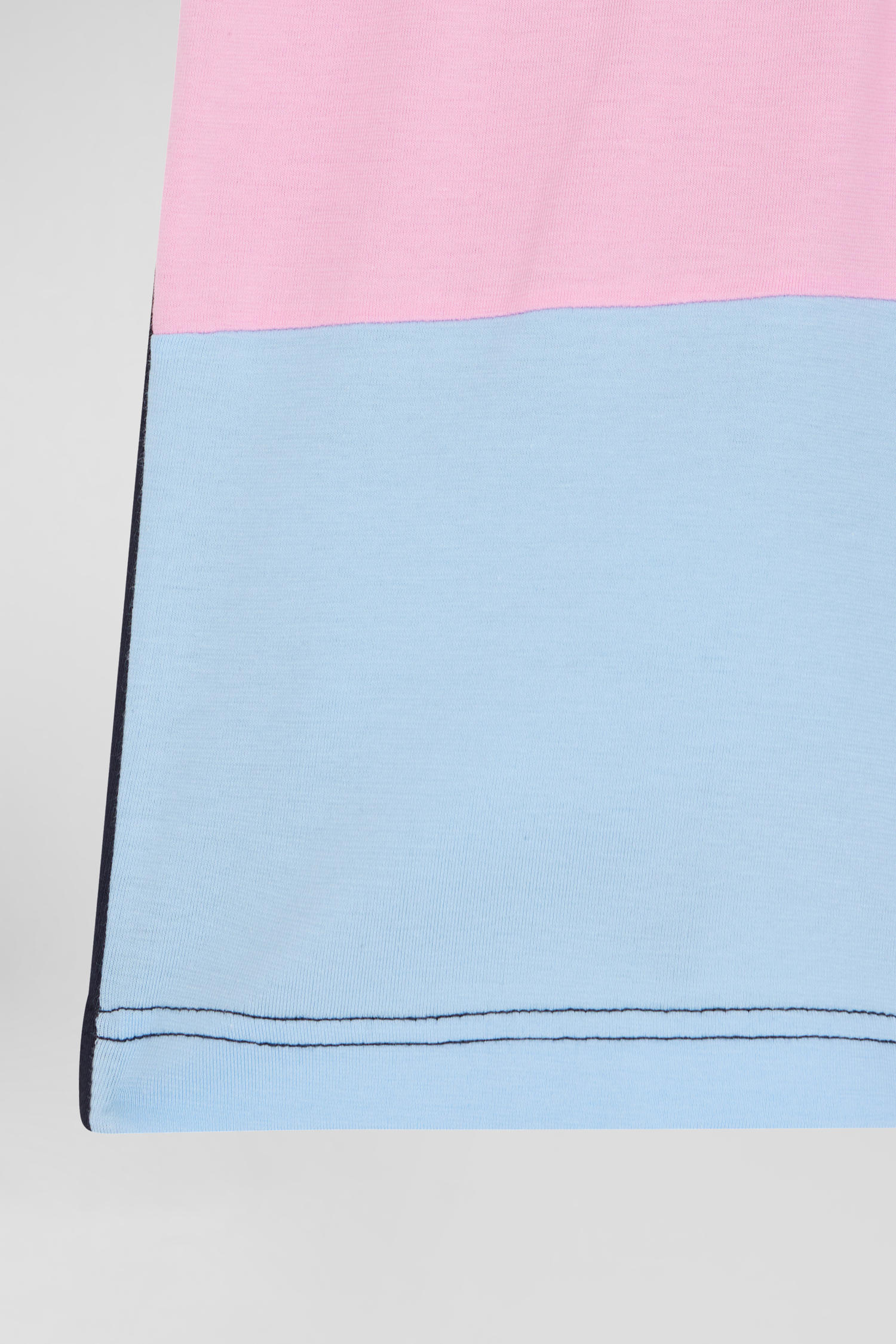 Pink colorblock stretch cotton boxers