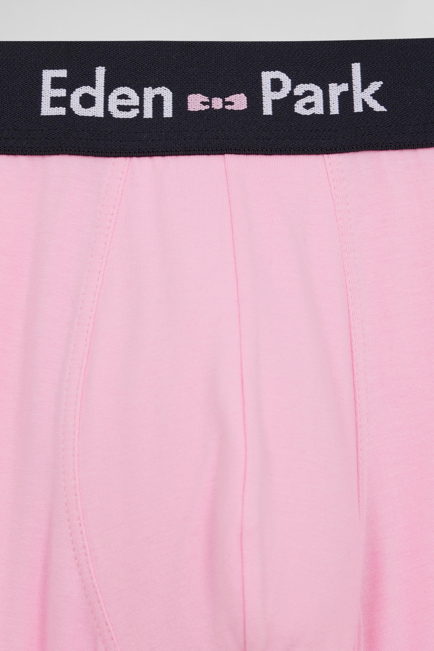 Set of 3 pink solid stretch cotton boxers