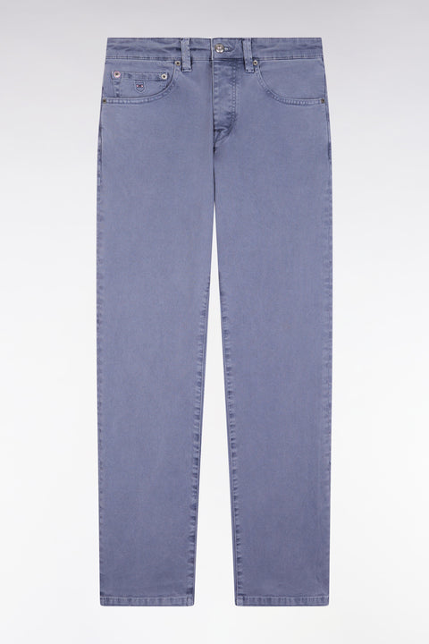 Jean 5 poches en coton stretch beige - Image 2