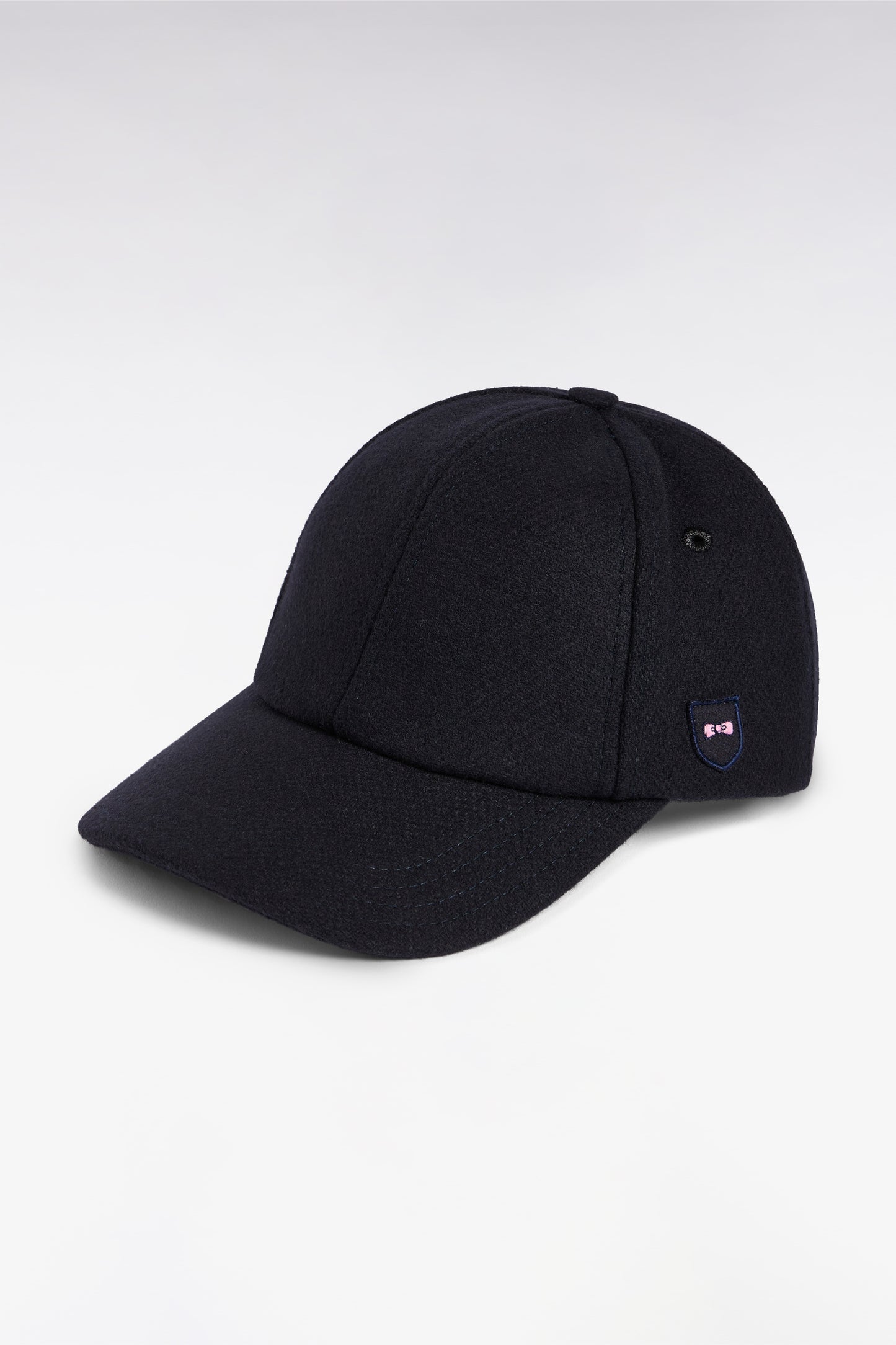 Navy wool cap